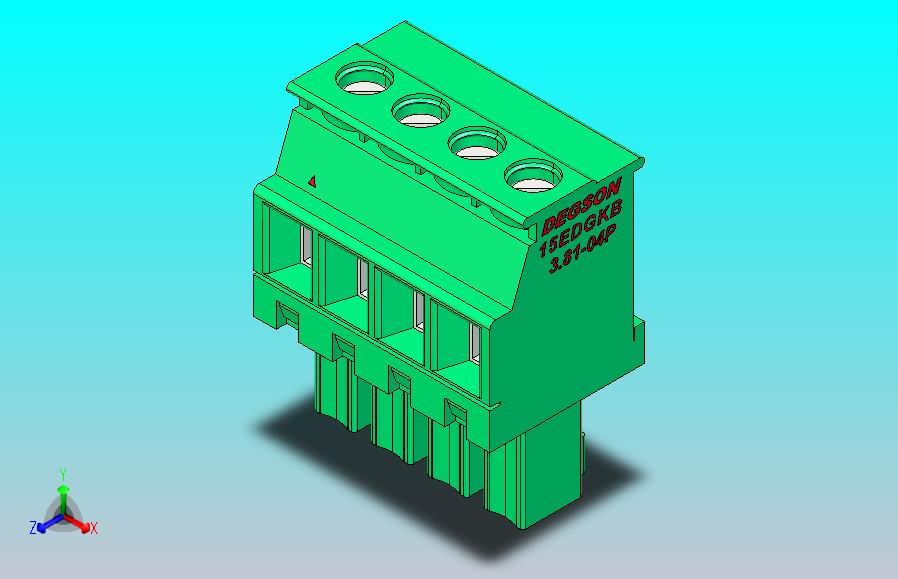 可插拔接线端子15EDGKB-3.81-04P-14-00AH