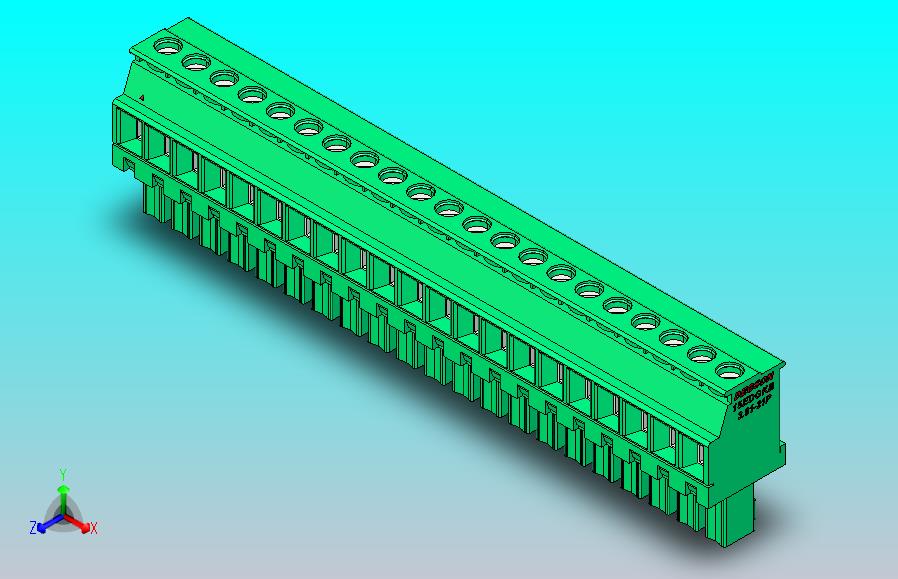 可插拔接线端子15EDGKB-3.81-21P-14-00AH