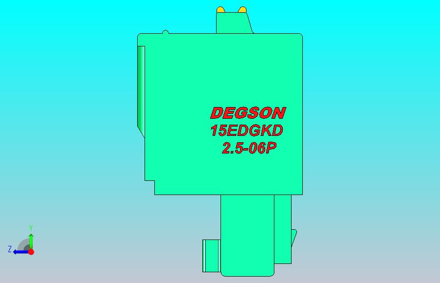 可插拔接线端子15EDGKD-2.5-06P-14-00AH