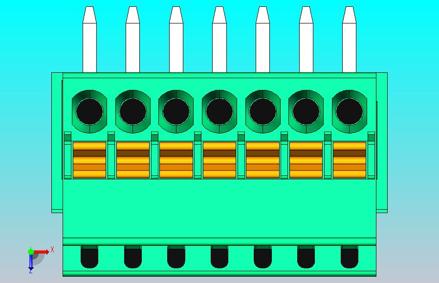 可插拔接线端子15EDGRC+KD-2.5-07P-14-00AH