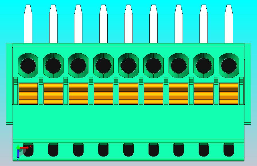 可插拔接线端子15EDGRC+KD-2.5-09P-14-00AH