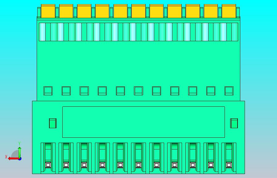 可插拔接线端子15EDGRC+KD-2.5-11P-14-00AH