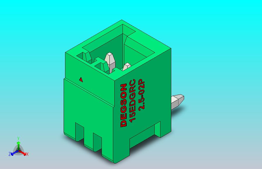 可插拔接线端子15EDGRC-2.5-02P-14-00AH