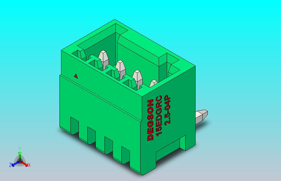 可插拔接线端子15EDGRC-2.5-04P-14-00AH