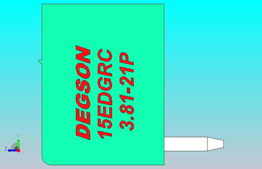 可插拔接线端子15EDGRC-3.81-21P-14-00AH