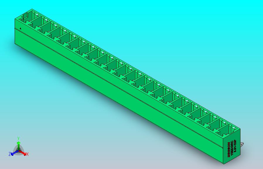 可插拔接线端子15EDGRC-3.81-22P-14-00AH
