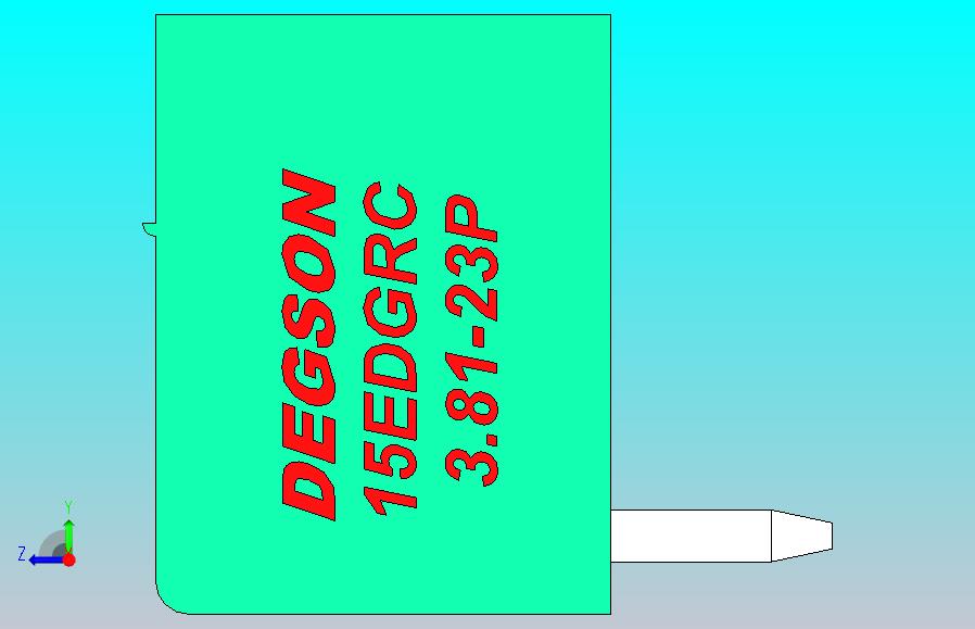 可插拔接线端子15EDGRC-3.81-23P-14-00AH