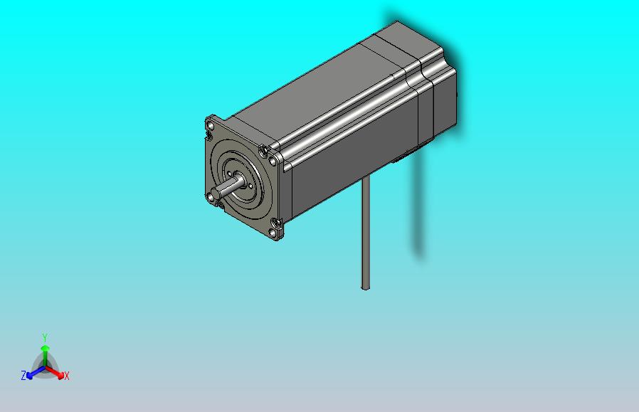 CME抱闸型60机座3D图