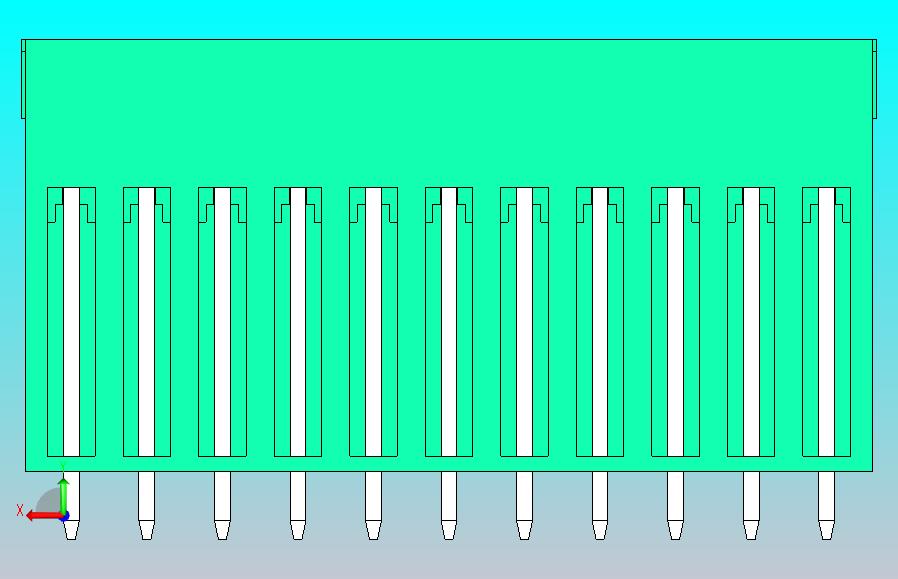 可插拔接线端子15EDGVH-3.81-22P-14-00AH