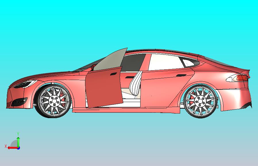 特斯拉汽车模型-model3