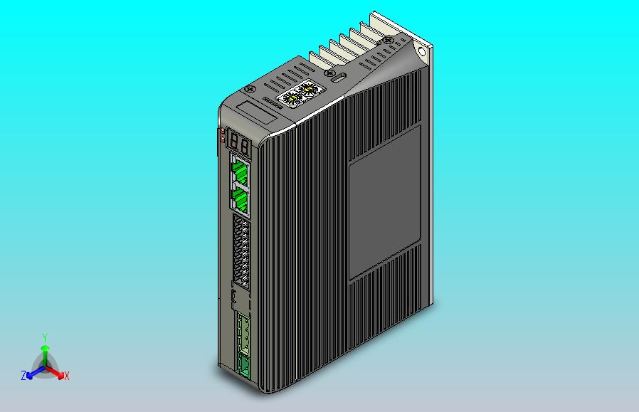 闭环步进电机与驱动器CL3C-EC808AC 3D图