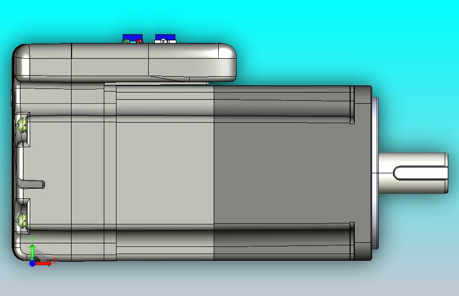 低压伺服系统iSV2-CAN8075-3D图纸