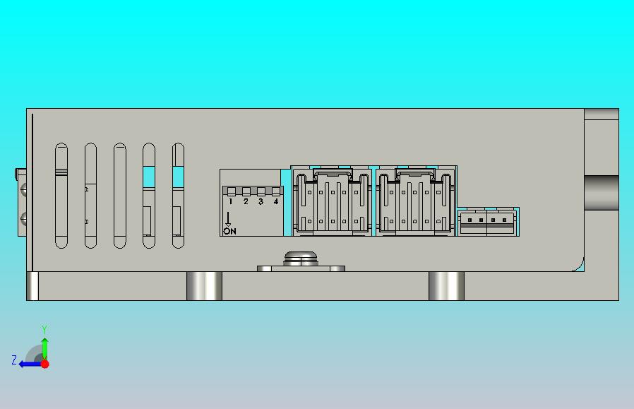低压伺服系统LD2-RS7030B-3D图纸