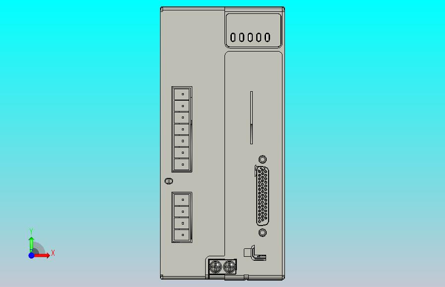 交流伺服系统L7-1500-3D图纸