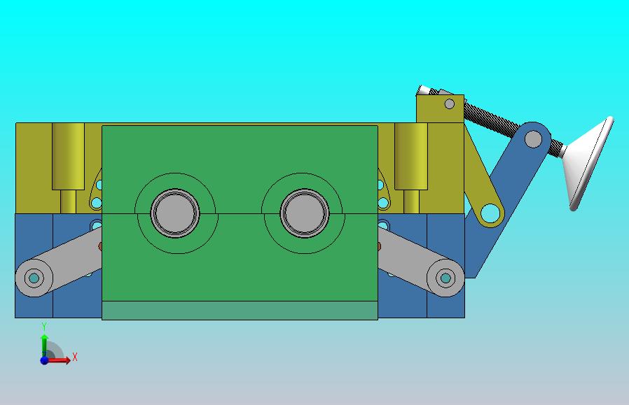密闭式炼胶机三维