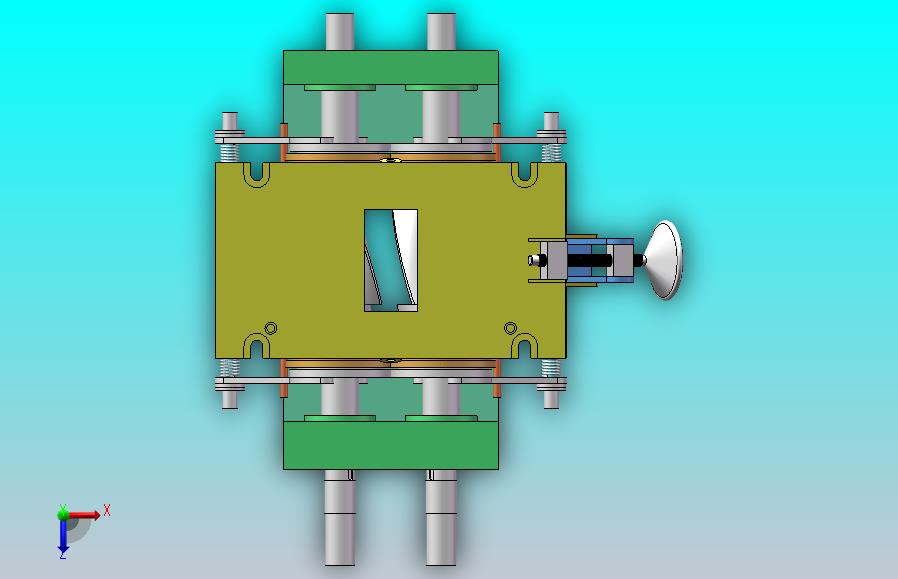 密闭式炼胶机三维