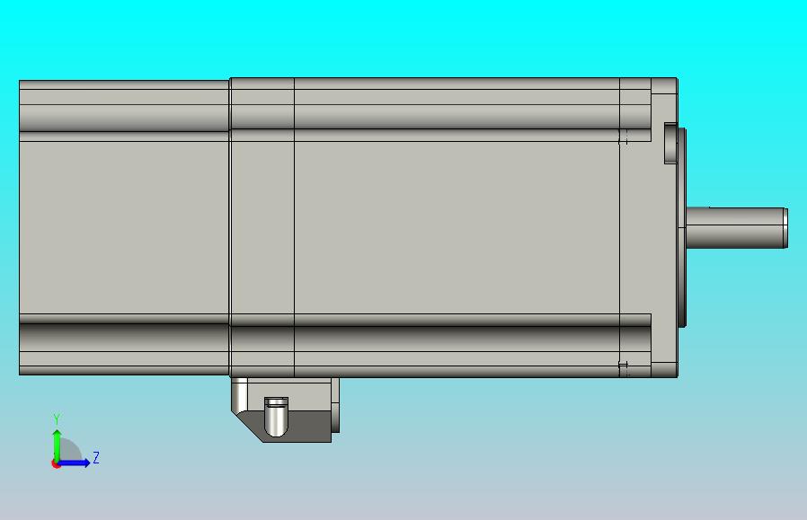 CM抱闸型57机座3D图