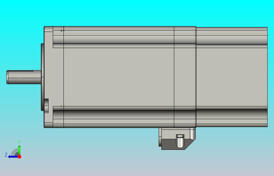 CM抱闸型57机座3D图