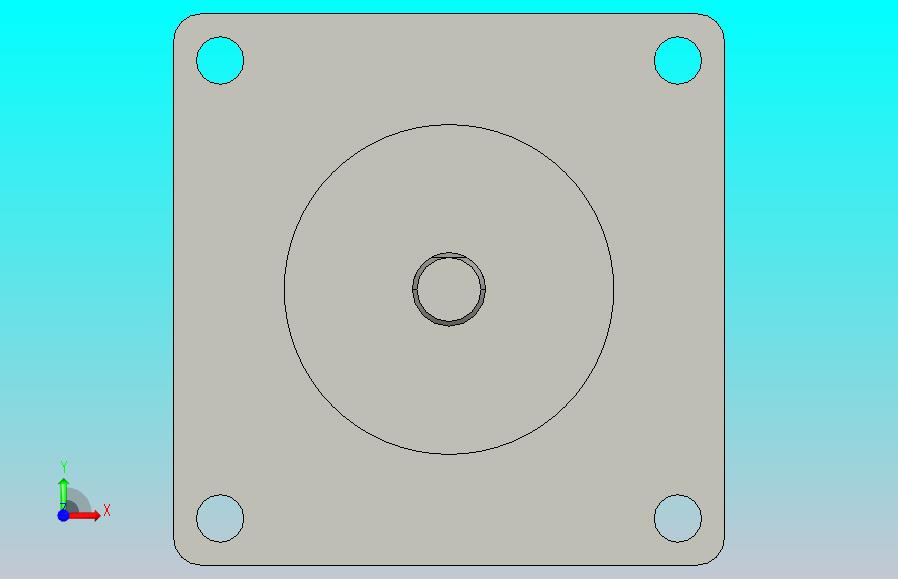 CM抱闸型60机座3D图