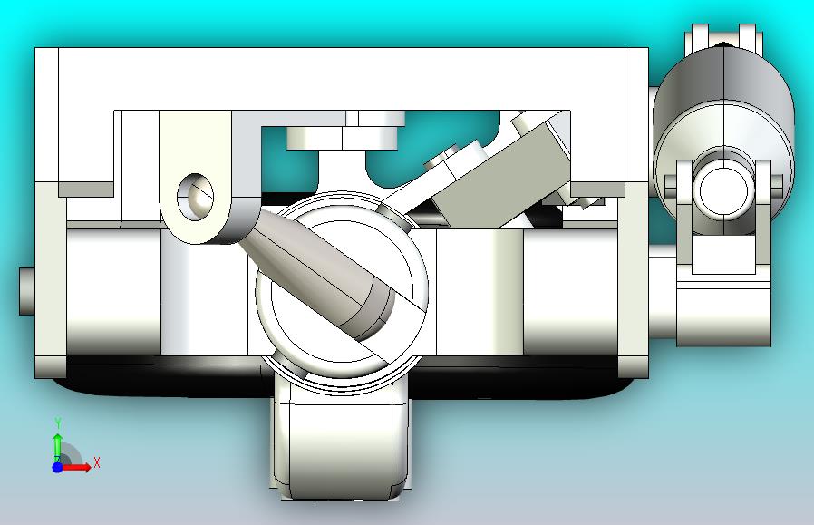 F16战斗机起落架简易模型3D图纸 STEP X_B格式
