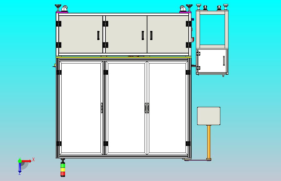 凸轮式FPC全自动插针设备3D模型