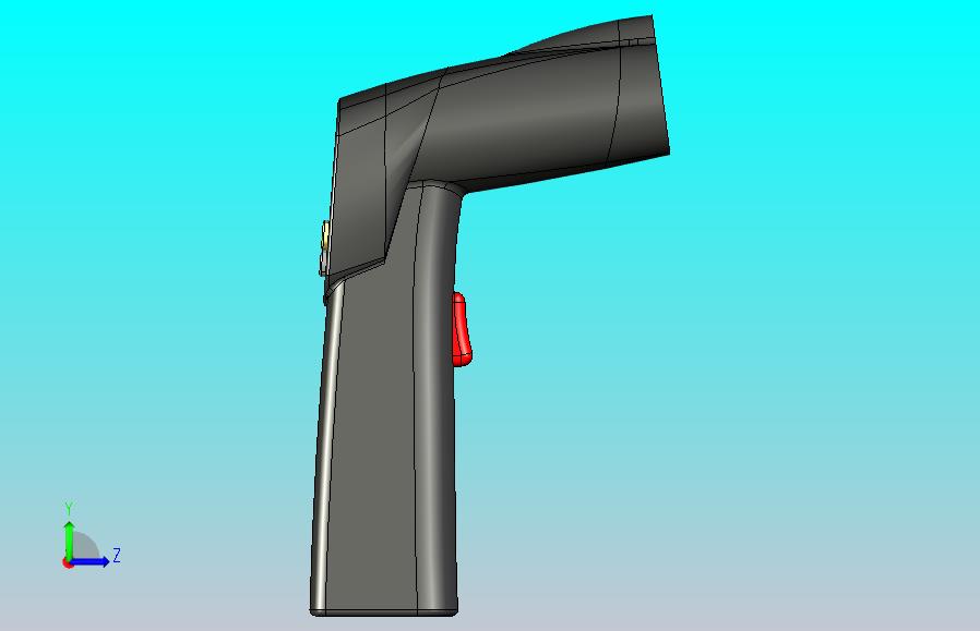 某红外测温计额温枪造型3D模型