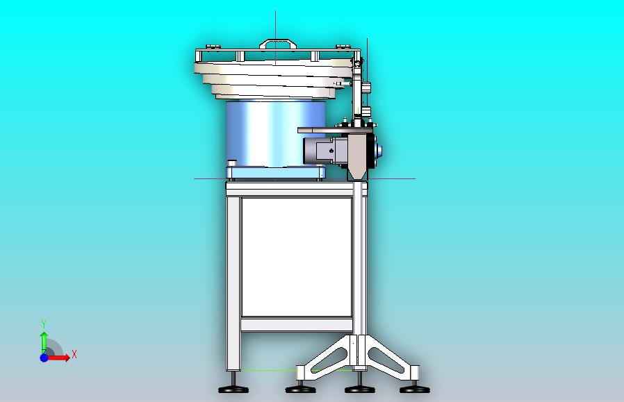 某制药公司铝罐自动供料给料设备3D模型