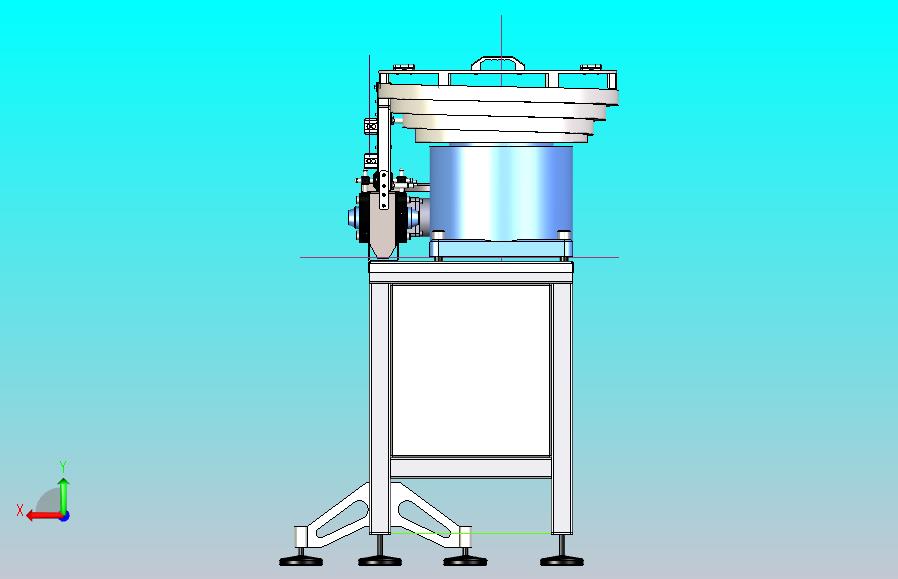 某制药公司铝罐自动供料给料设备3D模型