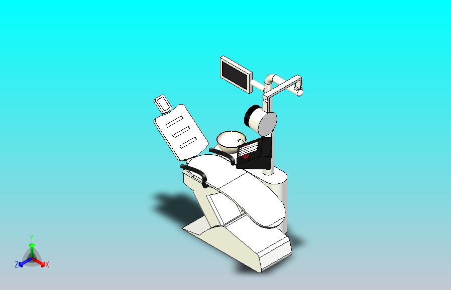 牙科专用椅3D模型