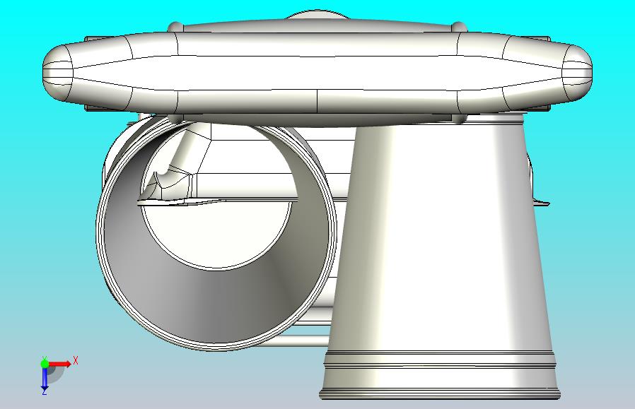 一种多功能医疗拐杖3D模型