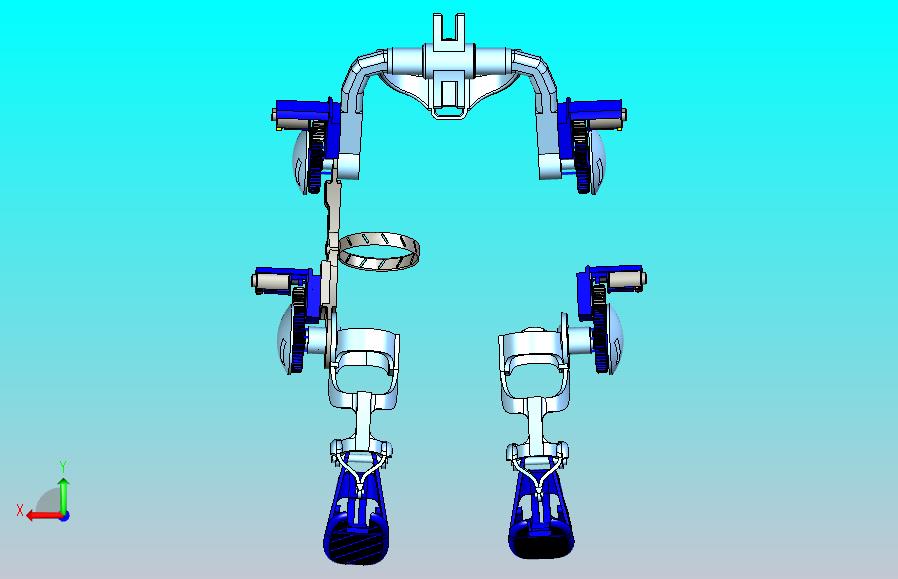 外骨骼结构3D建模图纸三维模型