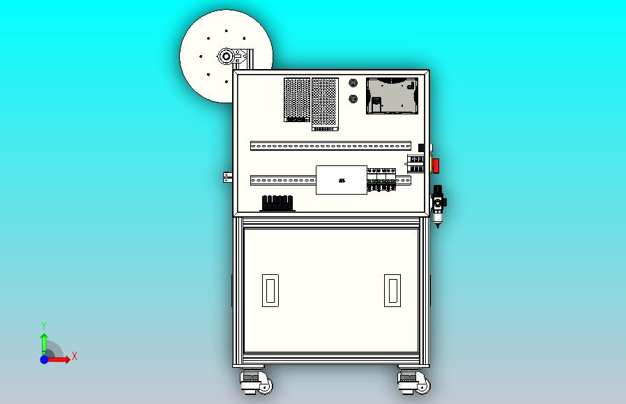 外鼻梁条超声焊接设备3D模型