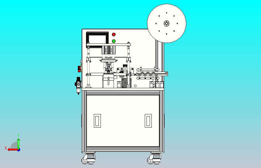 外鼻梁条超声焊接设备3D模型