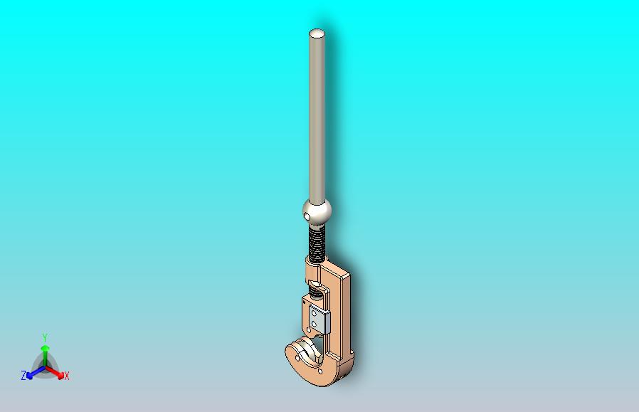 Cortatubos手动钢管切割机模型3D图纸