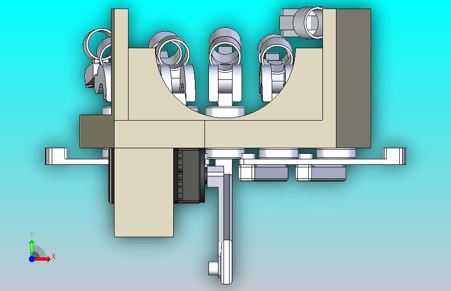 一种简易外骨骼手套模型3D模型
