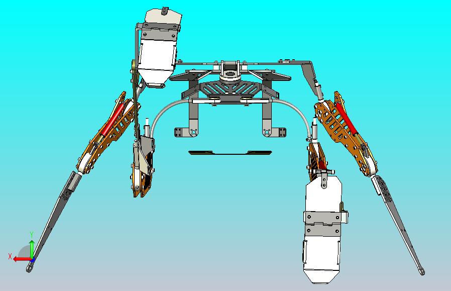 一种外骨骼模型3D图纸模型