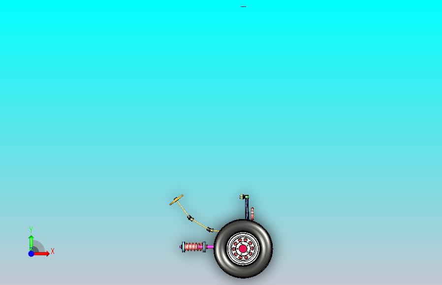 齿轮齿条式转向系统3D模型图纸 Power steering 3D数模(1)