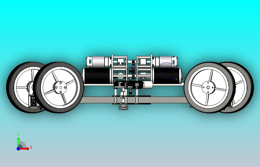阿克曼汽车转向EPS传动系统3D图模型