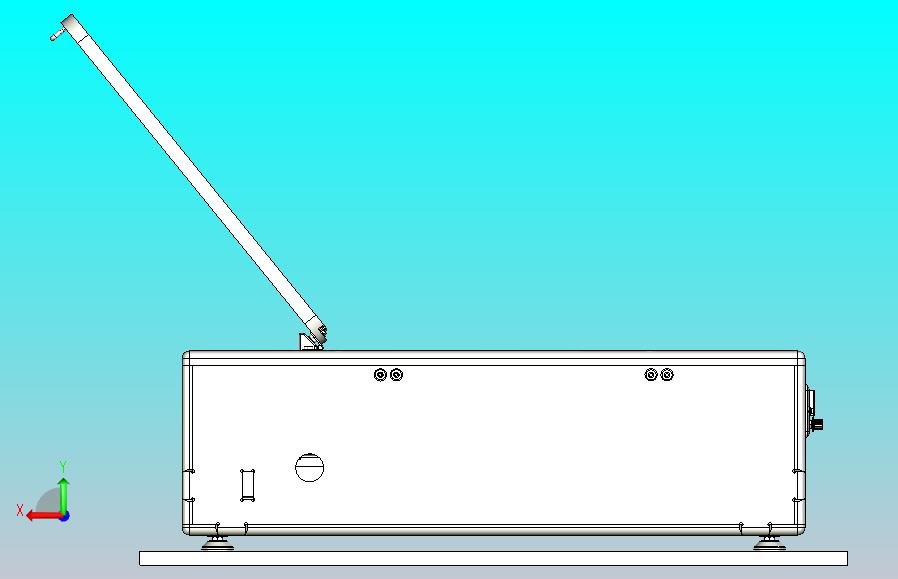 功率60W激光切割机三维模型3D图纸