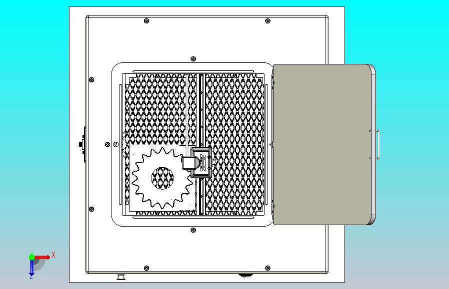 功率60W激光切割机三维模型3D图纸