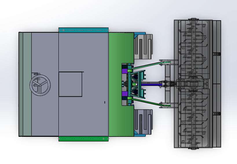 履带旋耕平地机