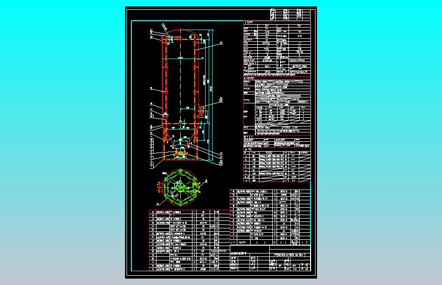 DN2400 下灰罐cad图CAD设计图