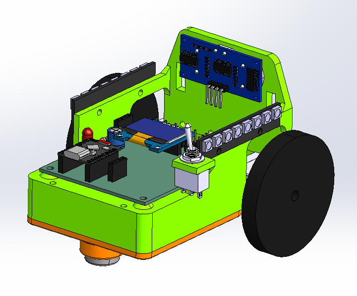 线性寻迹小机器人
