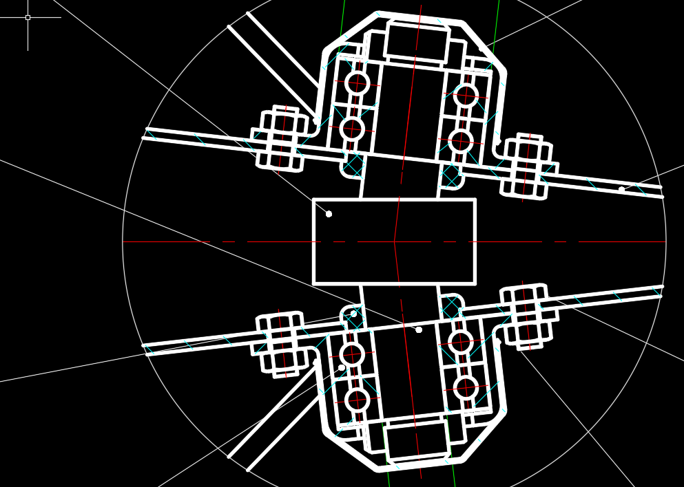 马铃薯起垄覆膜种植机CAD