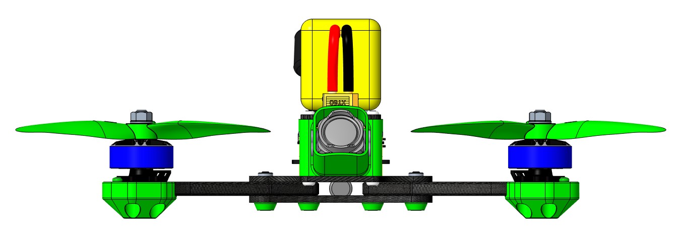 5英无人机FPV “deadcat”机架V2