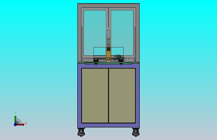生产线加工工位3D模型