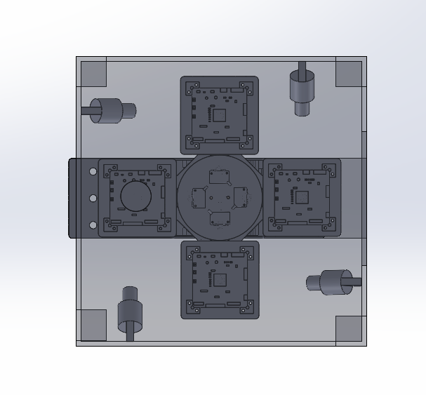 四工位电路板印刷机