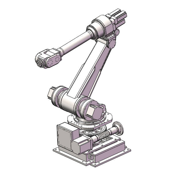 一种斜孔焊接机器人的结构设计sw+CAD+说明书
