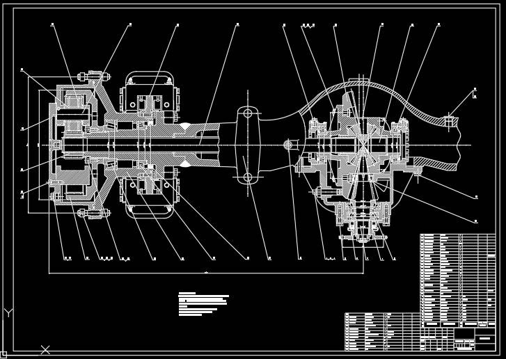 ZL50装载机传动系统设计 sw+CAD+说明书