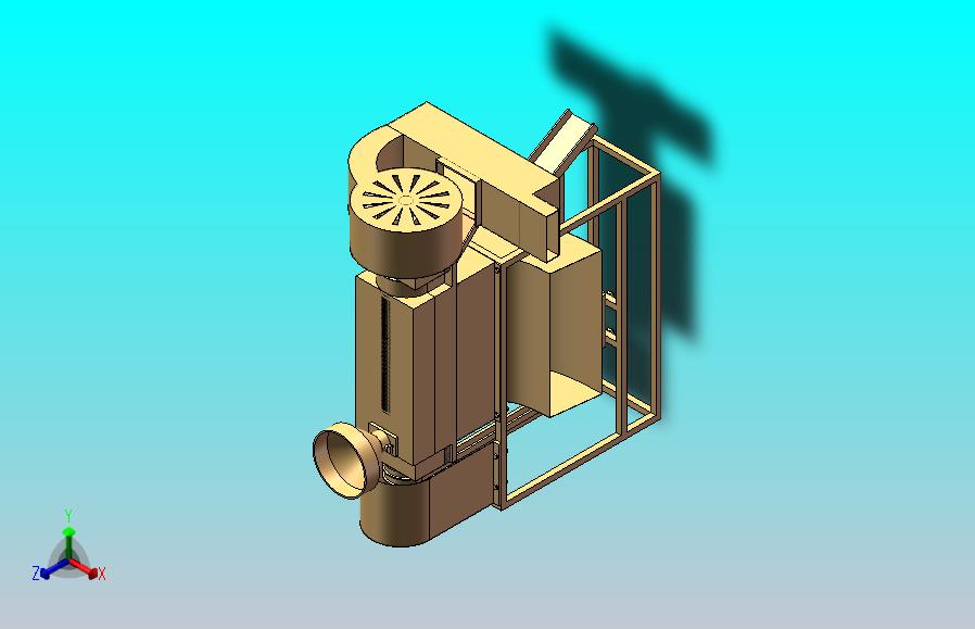 小型新质碾米机结构设计 sw+CAD+说明书